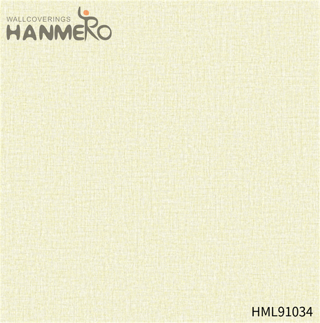 HANMERO bathroom wallpaper Durable Solid Color Embossing Modern Restaurants 0.53*10M PVC