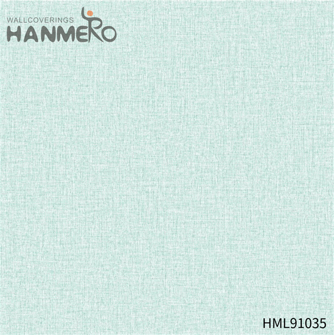 HANMERO PVC love wallpaper Solid Color Embossing Modern Restaurants 0.53*10M Durable