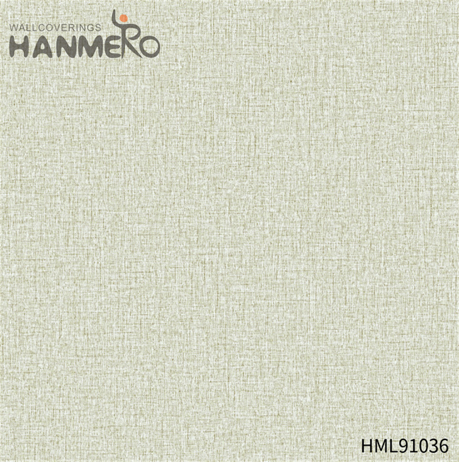 HANMERO PVC Durable contemporary wallpaper Embossing Modern Restaurants 0.53*10M Solid Color