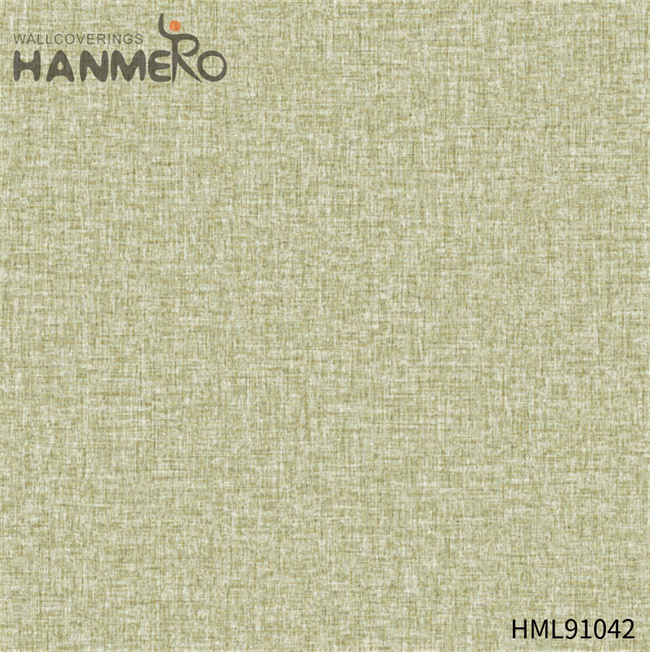 HANMERO PVC 0.53*10M Solid Color Embossing Modern Restaurants Durable wall coverings