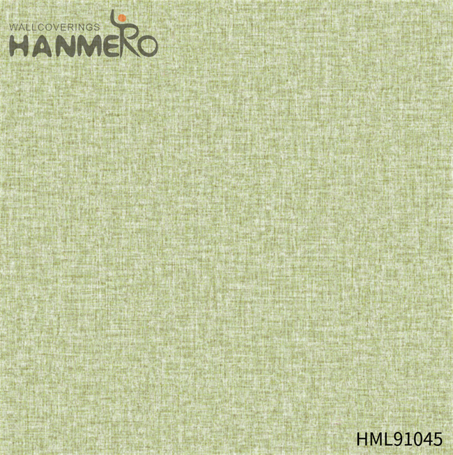 HANMERO PVC Durable Solid Color Embossing 0.53*10M Restaurants Modern design wallpaper