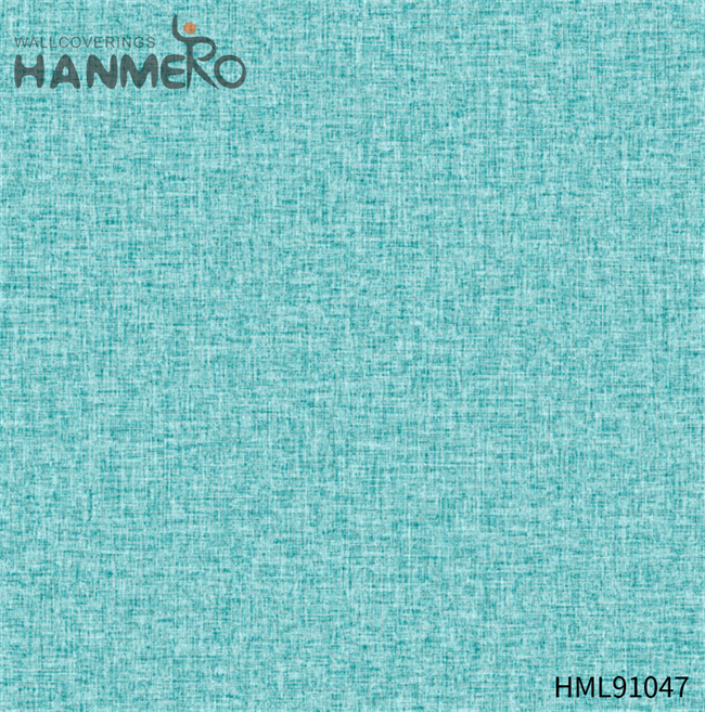HANMERO Restaurants Durable Solid Color Embossing Modern PVC 0.53*10M latest wallpaper