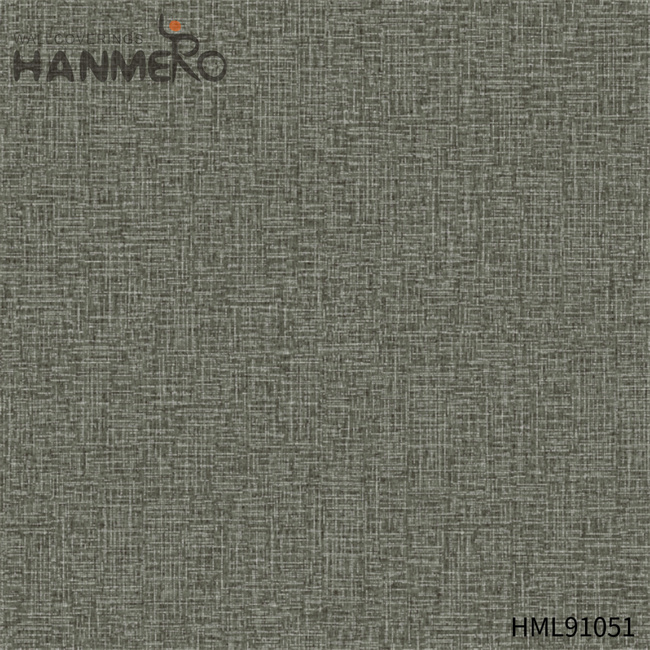 HANMERO PVC Durable Solid Color Embossing Restaurants Modern 0.53*10M bedroom wallpapers