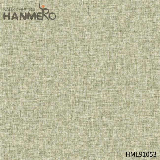 HANMERO PVC Modern Solid Color Embossing Durable Restaurants 0.53*10M high quality wallpapers