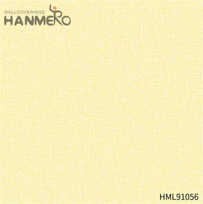 HANMERO Embossing Durable Solid Color PVC Modern Restaurants 0.53*10M trendy wallpaper