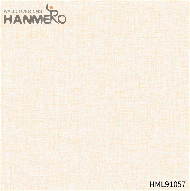 HANMERO wallpaper direct Durable Solid Color Embossing Modern Restaurants 0.53*10M PVC