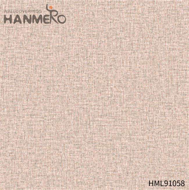 HANMERO nice wallpaper for home Durable Solid Color Embossing Modern Restaurants 0.53*10M PVC