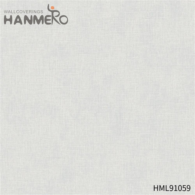 HANMERO shop for wallpaper online Durable Solid Color Embossing Modern Restaurants 0.53*10M PVC
