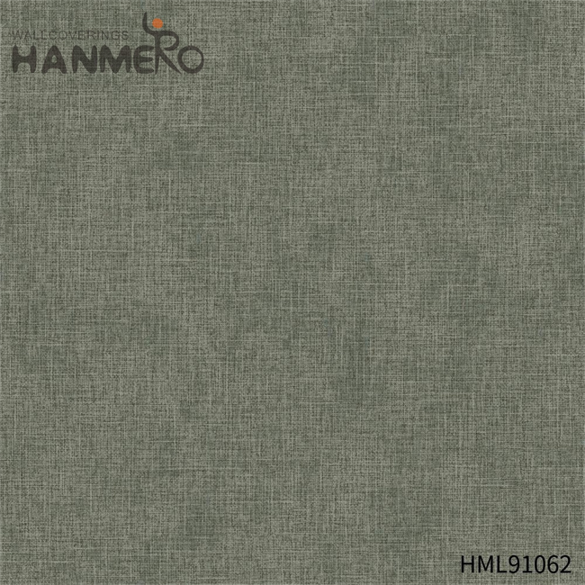 HANMERO wallpapers for walls at home Durable Solid Color Embossing Modern Restaurants 0.53*10M PVC