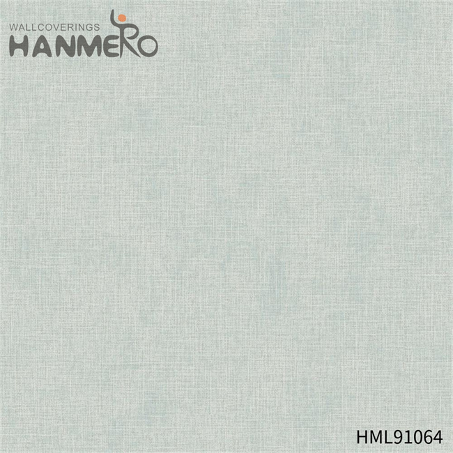 HANMERO wall paper border Durable Solid Color Embossing Modern Restaurants 0.53*10M PVC