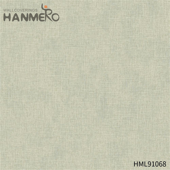 HANMERO wallpaper room decor Durable Solid Color Embossing Modern Restaurants 0.53*10M PVC