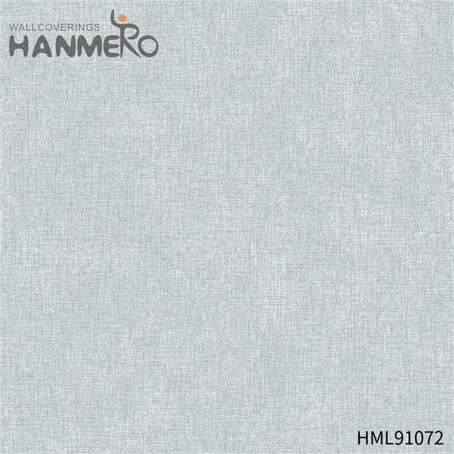 HANMERO wallpaper wallcoverings Durable Solid Color Embossing Modern Restaurants 0.53*10M PVC
