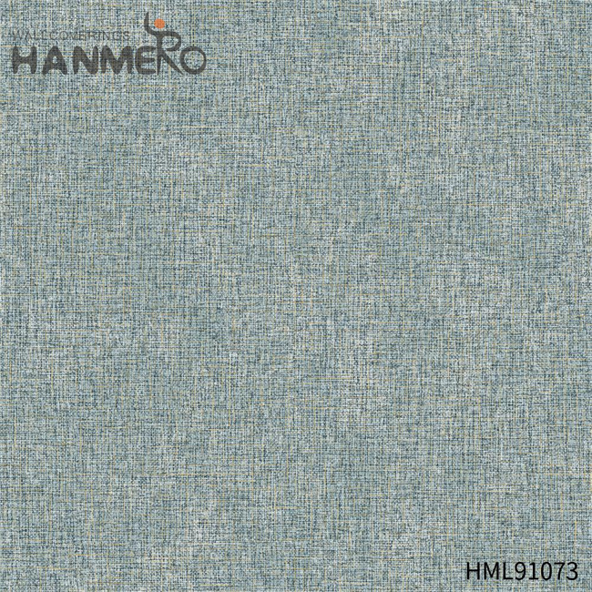 HANMERO home wall wallpaper Durable Solid Color Embossing Modern Restaurants 0.53*10M PVC