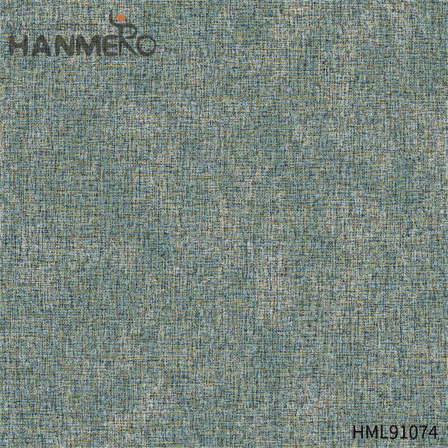 HANMERO bedroom wallpaper websites Durable Solid Color Embossing Modern Restaurants 0.53*10M PVC