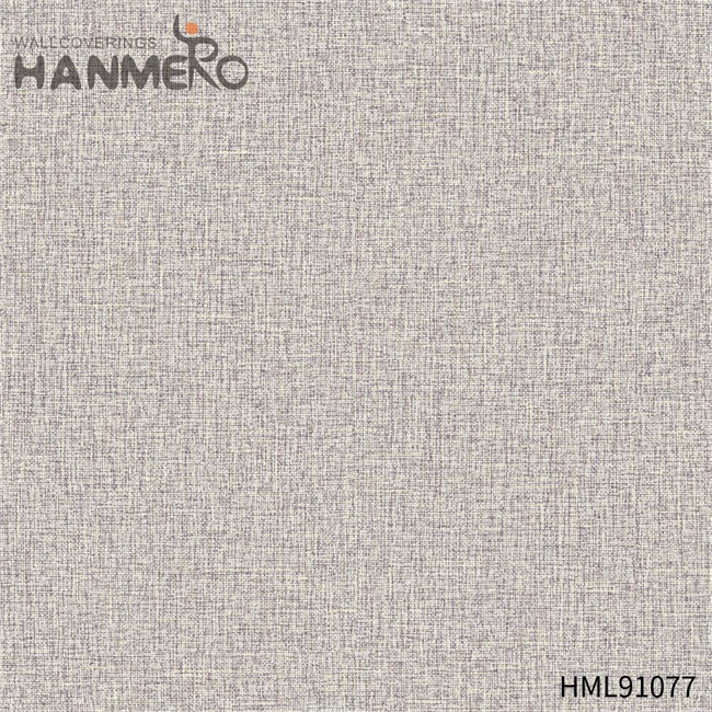 HANMERO Durable PVC Embossing Modern Restaurants 0.53*10M imperial wallpaper Solid Color
