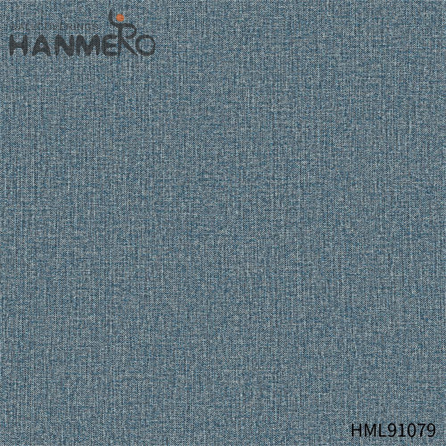 HANMERO Embossing Modern Restaurants 0.53*10M wallpaper designs for bathroom Solid Color Durable PVC