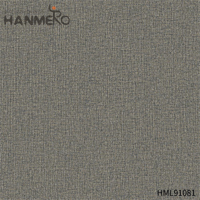 HANMERO Durable PVC Modern Restaurants 0.53*10M wallpaper bedroom design Solid Color Embossing