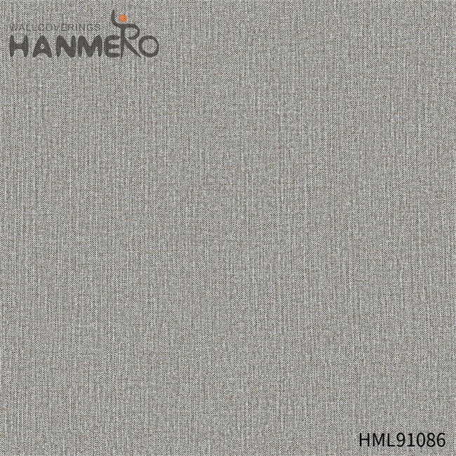 HANMERO Solid Color Durable PVC Embossing Modern Restaurants 0.53*10M order wallpaper online