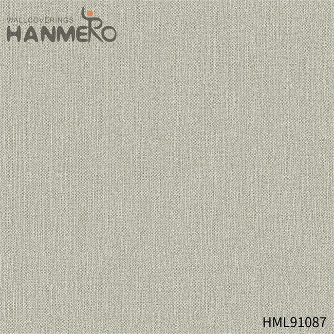 HANMERO PVC Solid Color Durable Embossing Modern Restaurants 0.53*10M wallpaper outlet