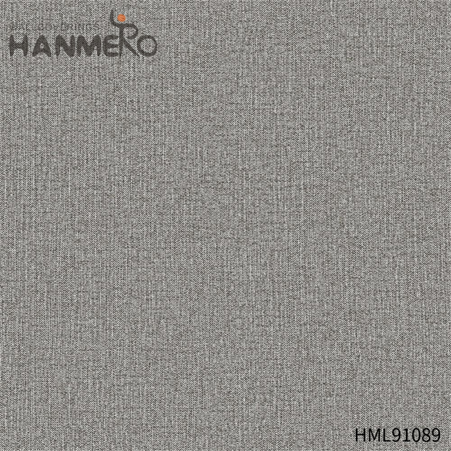 HANMERO 0.53*10M home interior wallpaper Solid Color Embossing Modern Restaurants Durable PVC