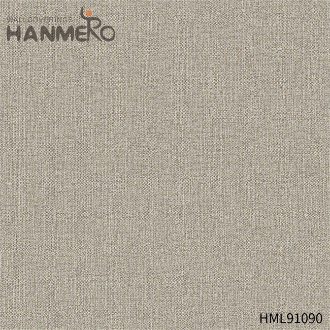 HANMERO Durable 0.53*10M wallpaper stores online Embossing Modern Restaurants PVC Solid Color