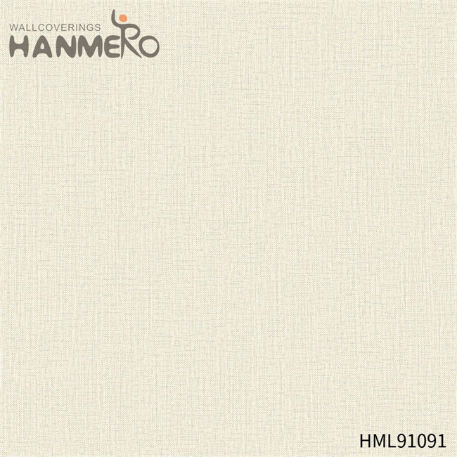 HANMERO Durable PVC 0.53*10M the wallpaper store Modern Restaurants Solid Color Embossing