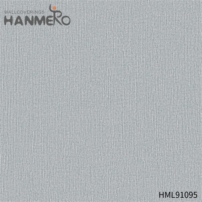HANMERO Restaurants 0.53*10M wallpaper for homes decorating Embossing Modern Durable PVC Solid Color