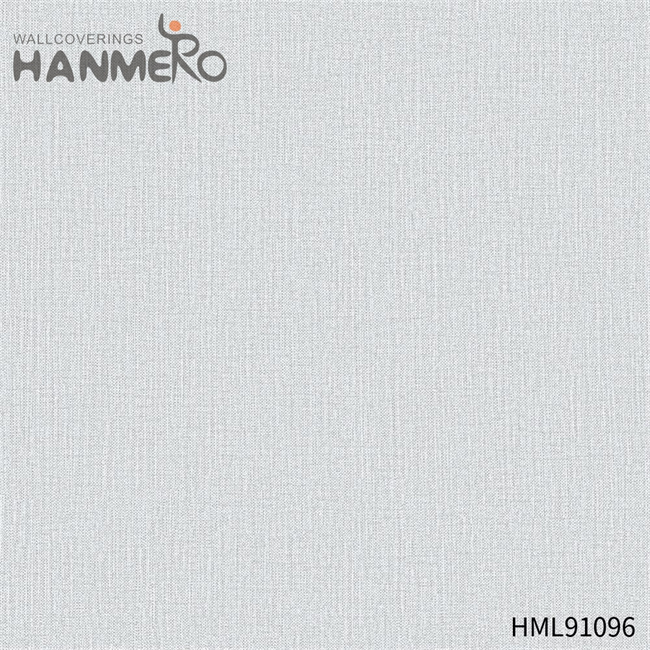 HANMERO Durable Restaurants 0.53*10M shopping wallpaper Modern PVC Solid Color Embossing