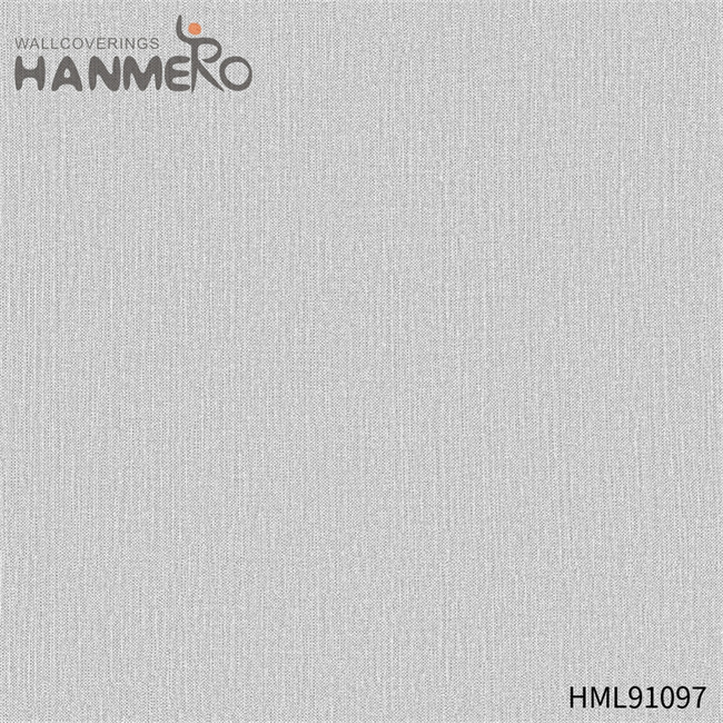 HANMERO Durable PVC Restaurants 0.53*10M home design wallpaper Solid Color Embossing Modern