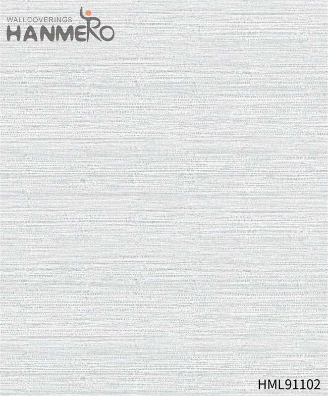 HANMERO wallpaper brands Durable Solid Color Embossing Modern Restaurants 0.53*10M PVC