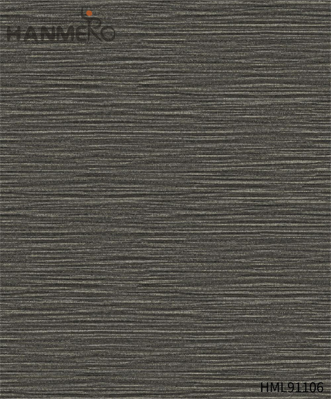 HANMERO wallpaper in room walls Durable Solid Color Embossing Modern Restaurants 0.53*10M PVC