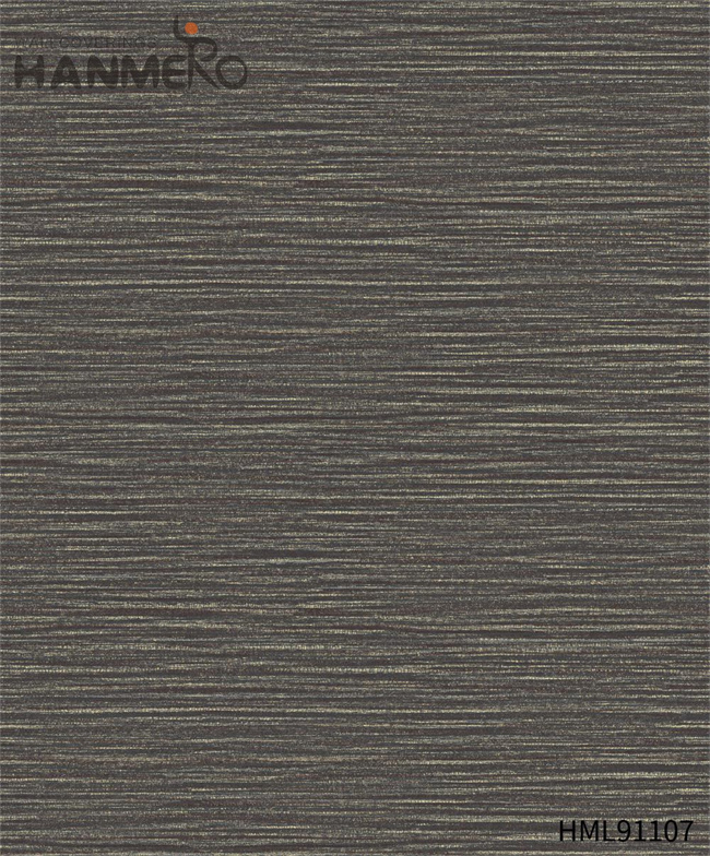 HANMERO wallpaper bedroom walls Durable Solid Color Embossing Modern Restaurants 0.53*10M PVC