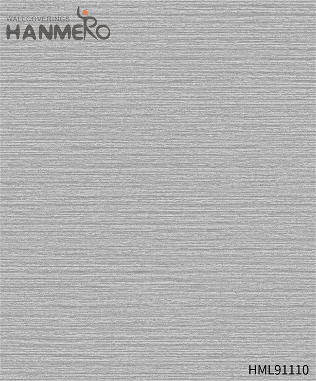 HANMERO buy designer wallpaper online Durable Solid Color Embossing Modern Restaurants 0.53*10M PVC