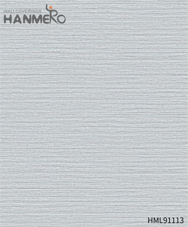 HANMERO house of wallpaper Durable Solid Color Embossing Modern Restaurants 0.53*10M PVC