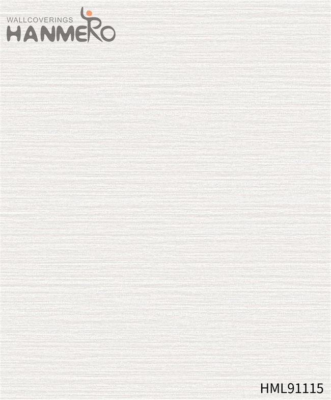 HANMERO buy online wallpaper Durable Solid Color Embossing Modern Restaurants 0.53*10M PVC