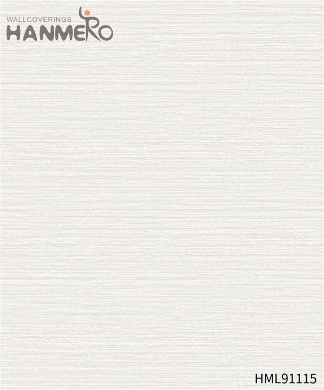 HANMERO buy online wallpaper Durable Solid Color Embossing Modern Restaurants 0.53*10M PVC
