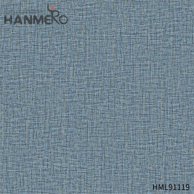 HANMERO cheap wallpaper for home Durable Solid Color Embossing Modern Restaurants 0.53*10M PVC