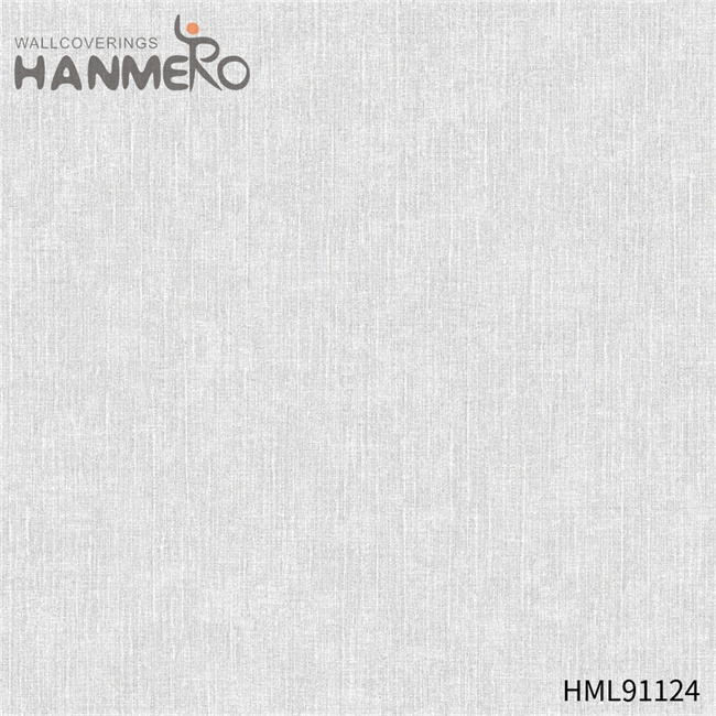 HANMERO where sells wallpaper Durable Solid Color Embossing Modern Restaurants 0.53*10M PVC
