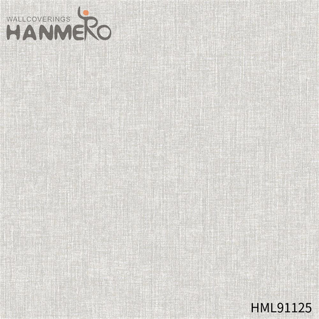 HANMERO best wallpaper for living room Durable Solid Color Embossing Modern Restaurants 0.53*10M PVC