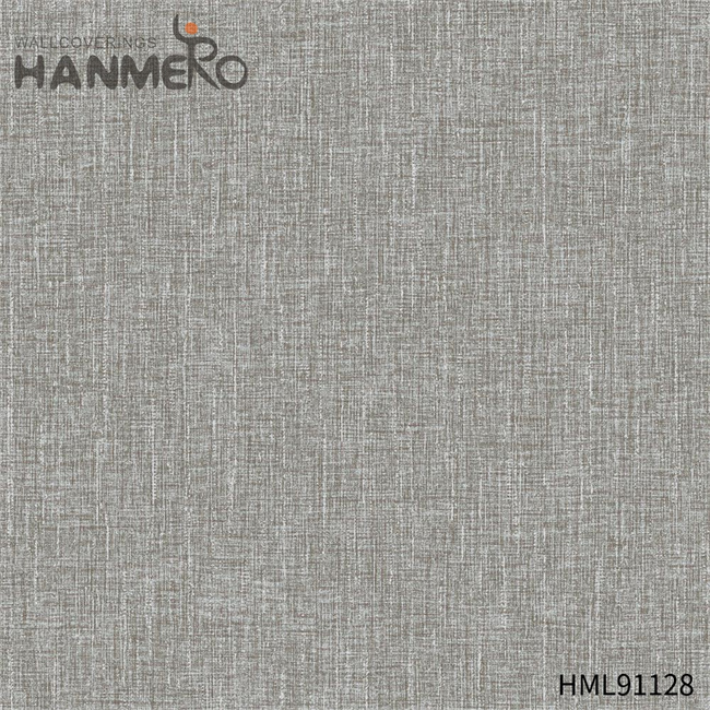 HANMERO best wallpapers Durable Solid Color Embossing Modern Restaurants 0.53*10M PVC
