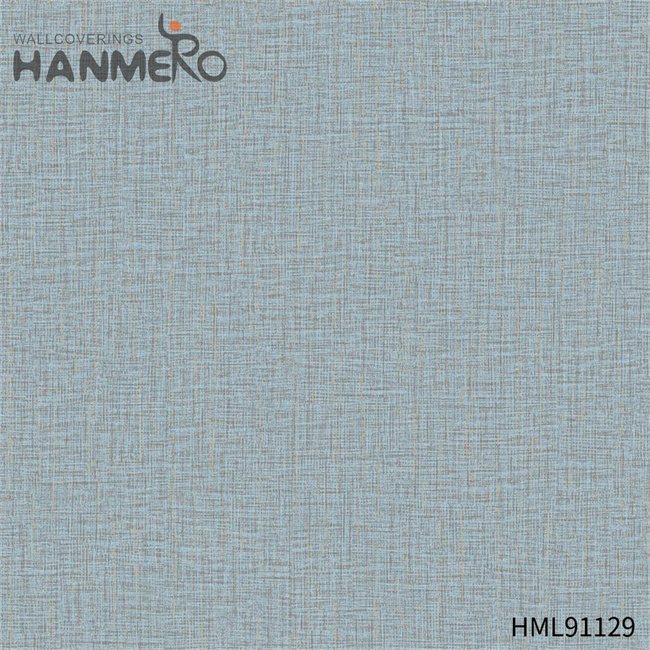 HANMERO wallpaper for decorating homes Durable Solid Color Embossing Modern Restaurants 0.53*10M PVC