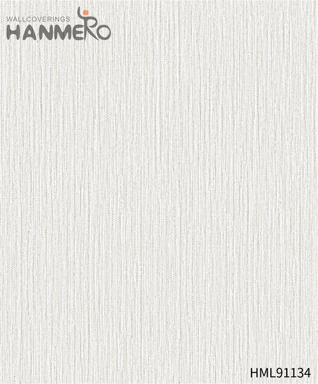 HANMERO wallpaper for your walls Durable Solid Color Embossing Modern Restaurants 0.53*10M PVC