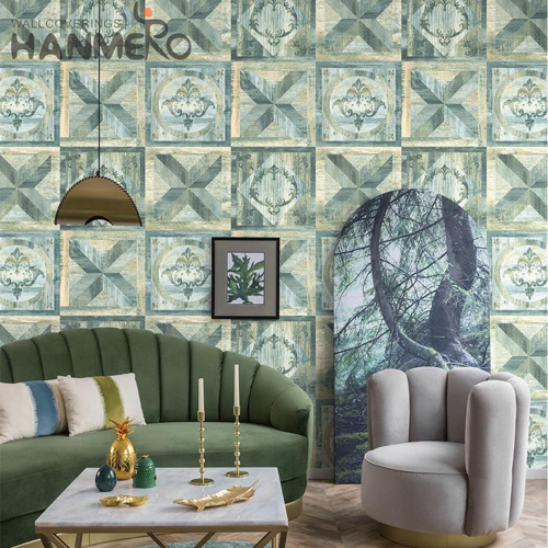 HANMERO PVC Seller Flowers where to buy wallpaper Pastoral Study Room 0.53*10M Embossing