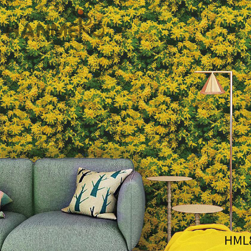 HANMERO PVC 0.53*10M Flowers Embossing Pastoral Study Room Seller house wallpaper design