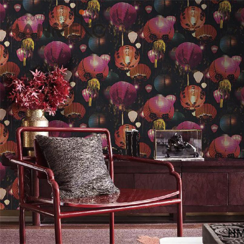 HANMERO Pastoral Seller Flowers Embossing PVC Study Room 0.53*10M image wallpaper