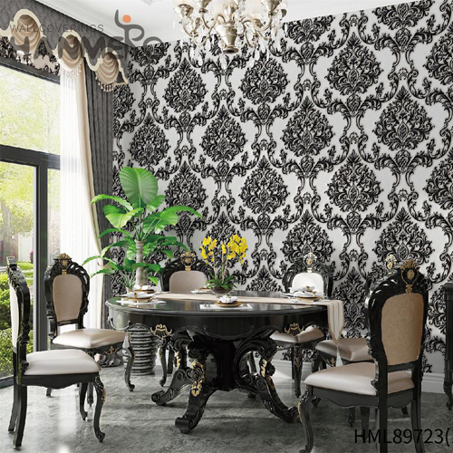 HANMERO Flowers Seller PVC Embossing Pastoral Study Room 0.53*10M buy online wallpaper