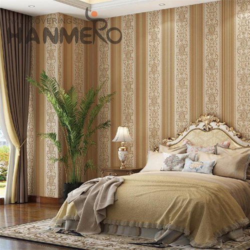 HANMERO Seller PVC Flowers Embossing Pastoral Study Room 0.53*10M interior wallpaper design ideas