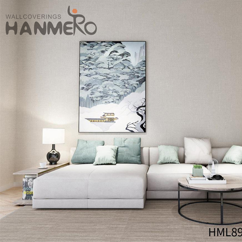 HANMERO Seller PVC 0.53*10M wallpaper changer Pastoral Study Room Flowers Embossing