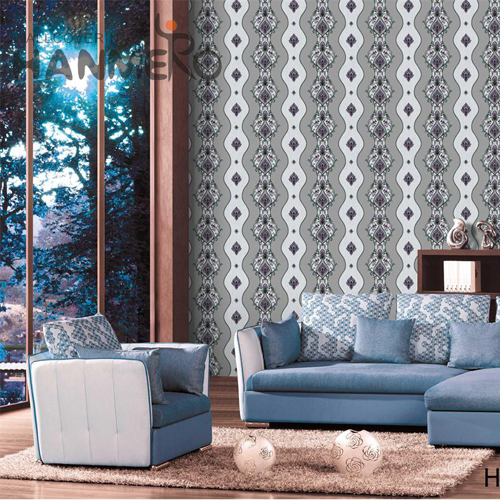 HANMERO PVC temporary wallpaper sale Flowers Deep Embossed European Sofa background 1.06*15.6M Standard