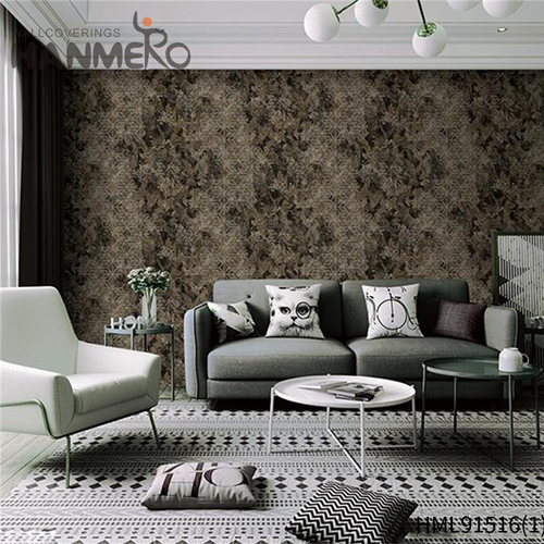 HANMERO home wallpaper designs Decoration Landscape Embossing Modern Church 1.06*15.6M PVC